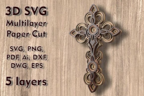 3D SVG Ornaments for Handmade Creations