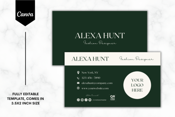 Business Card Template - Minimalist 2: Graphics & Print Templates