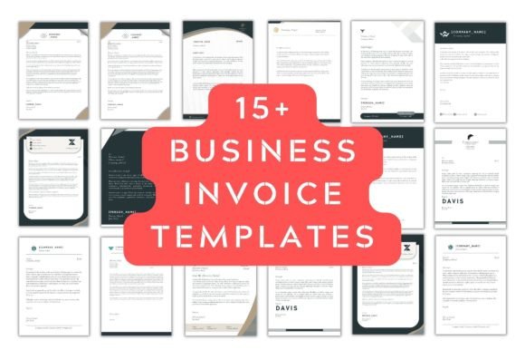 Business Invoice Templates: Graphics & Print Templates