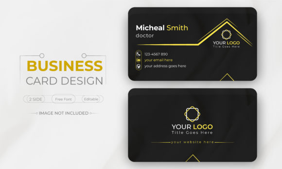 Creative Business Card Design Template: Graphics & Print Templates