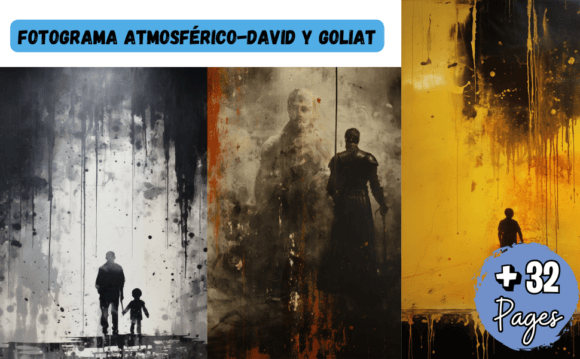 FOTOGRAMA ATMOSFÉRICO DAVID Y GOLIAT: Graphics & Illustrations for Local Branding