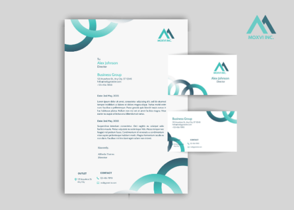 Modern Business Stationery Design