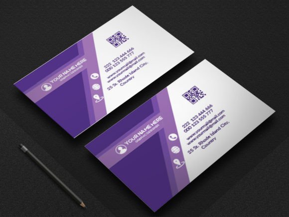 Modern Luxury Business Card Design: Graphics & Print Templates