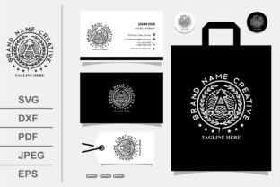 Monogram A Graphics: Elegant Print Templates