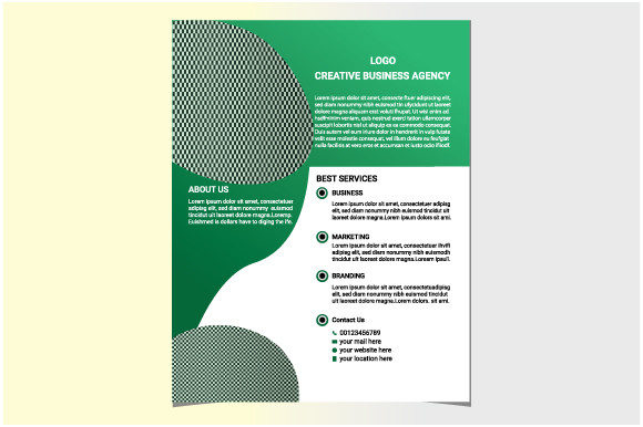 Simple Business Flyer Template Design