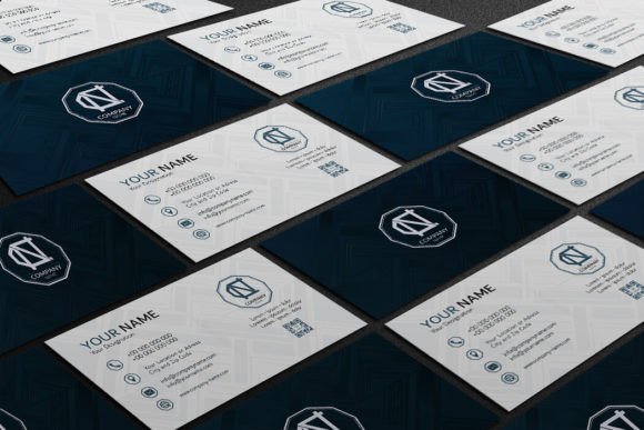 Texture Background Business Card: Graphics & Print Templates